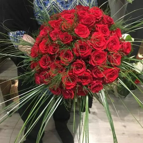 bouquet  de roses rouge