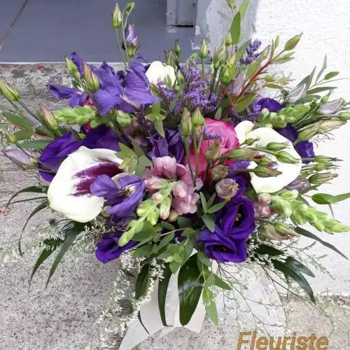 Bouquet de mariée fleuriste brindilles bannalec
