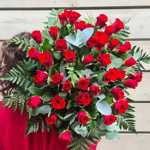 Bouquet de roses rouges