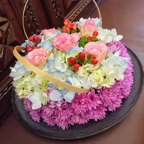 gâteau fleurs