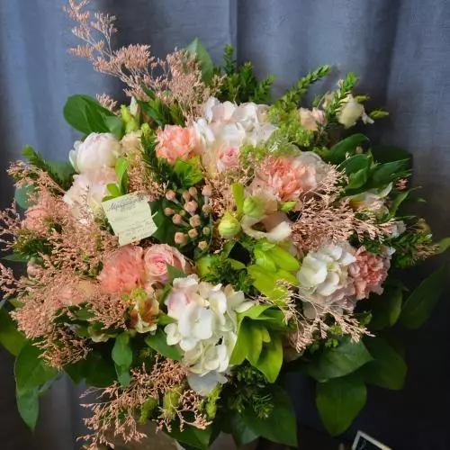 bouquet waou  hortensia acidulé