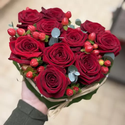 Bouquet de roses amour