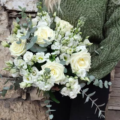 Bouquet Blanc vert