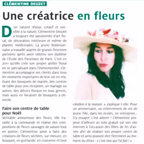 Article Clémentine Atelier Floral
